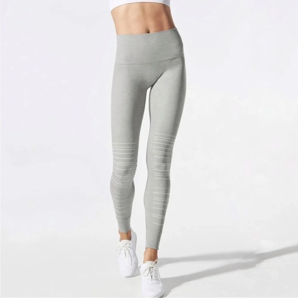 BLANQI- Hipster Support Grey Leggings M